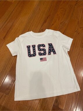 Universal Thread White Navy Blue Red USA Graphic T-Shirt Tee Shirt Medium